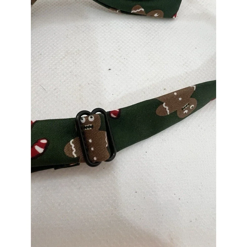 H&M Kids Boys Bow Tie Adjustable Strap Elastic bowtie christmas holiday green